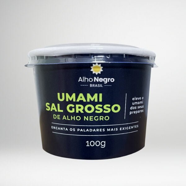 Sal Grosso de Alho Negro 100g (Amostra)